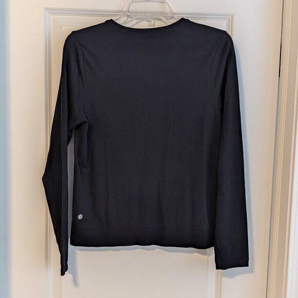 Athleta In Motion Seamless Long Sleeve, Black, Medium - Picture 4 of 6